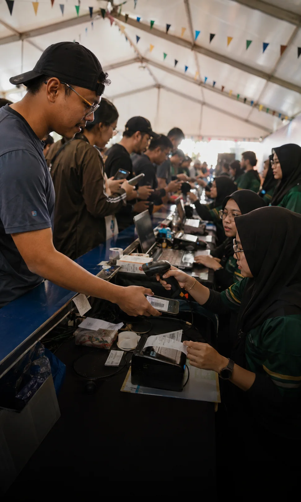 Operasional race pack collection berkapasitas tinggi